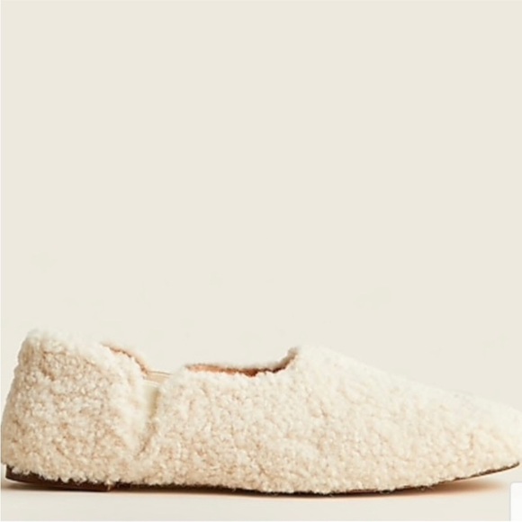 Jcrew Sherpa flats NEW - Picture 2 of 6